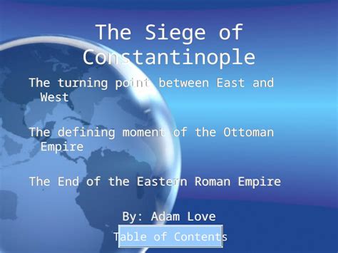 The Siege of Constantinople: A Turning Point in History and Ottoman Expansion