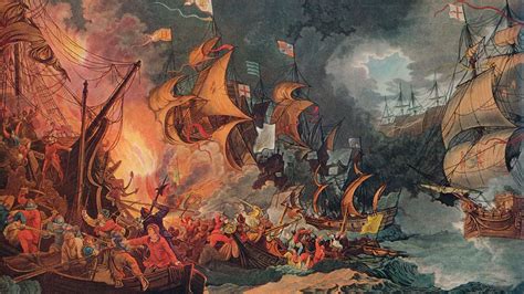 The Spanish Armada; A Failed Invasion Attempt Orchestrated by King Philip II Against Protestant England in 1588